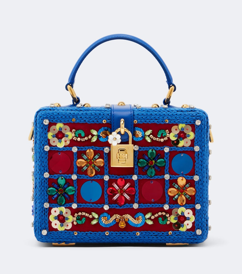 Dolce & Gabbana Dolce Box beaded box bag