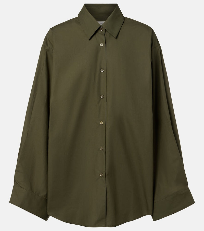 The Frankie Shop Tila oversized cotton shirt