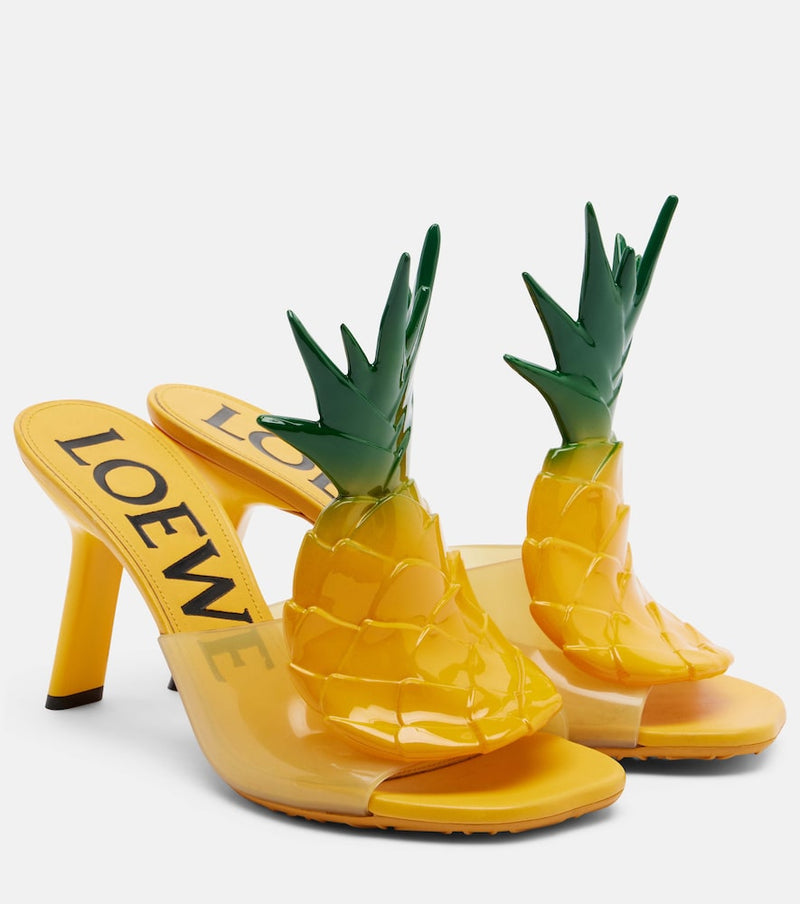 Loewe Paula\'s Ibiza Petal PVC mules