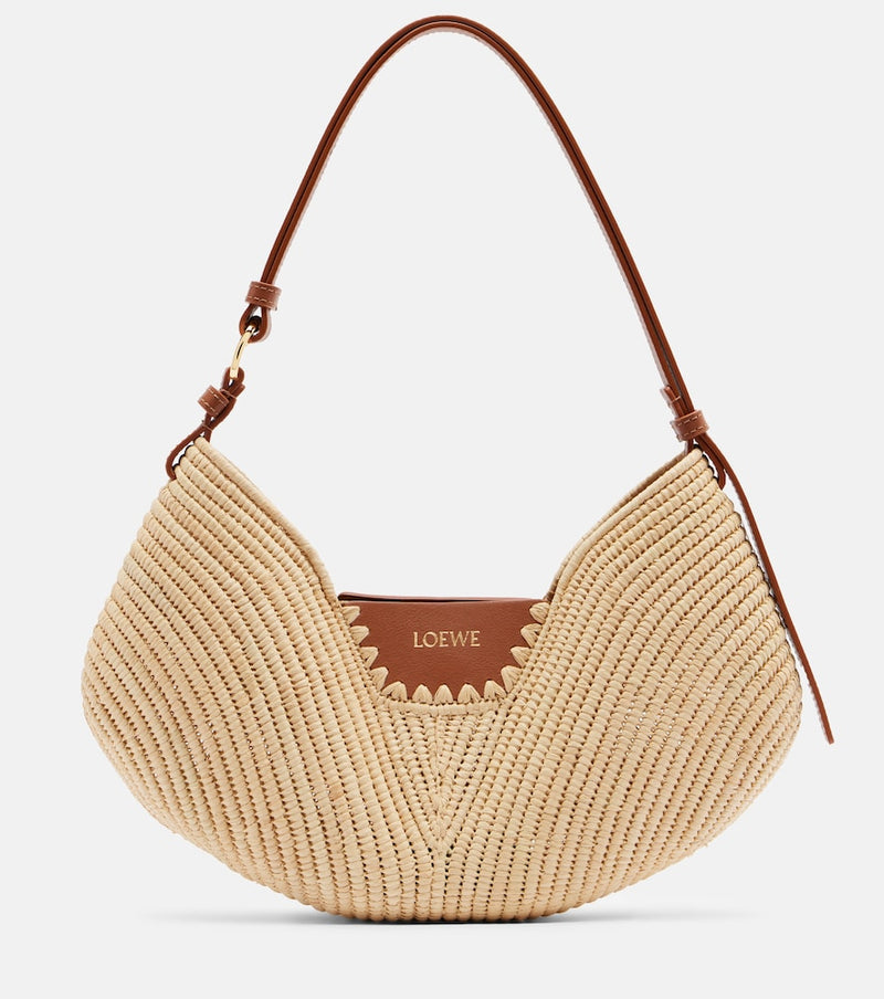 Loewe Paula\'s Ibiza Swing Medium raffia tote bag
