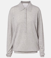 The Frankie Shop Tala wool-blend polo sweater