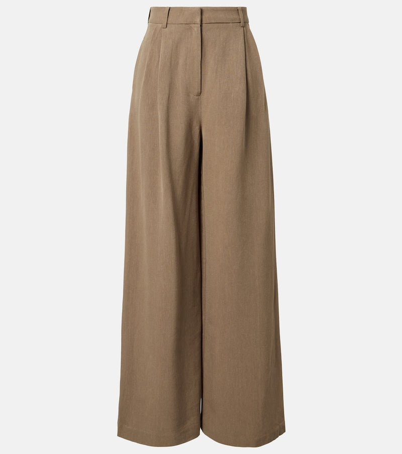 The Frankie Shop Marfa pleated wide-leg pants