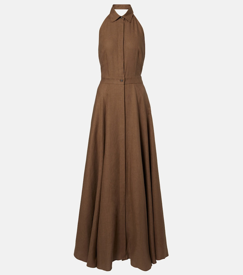 Ralph Lauren Collection Eldred linen maxi dress