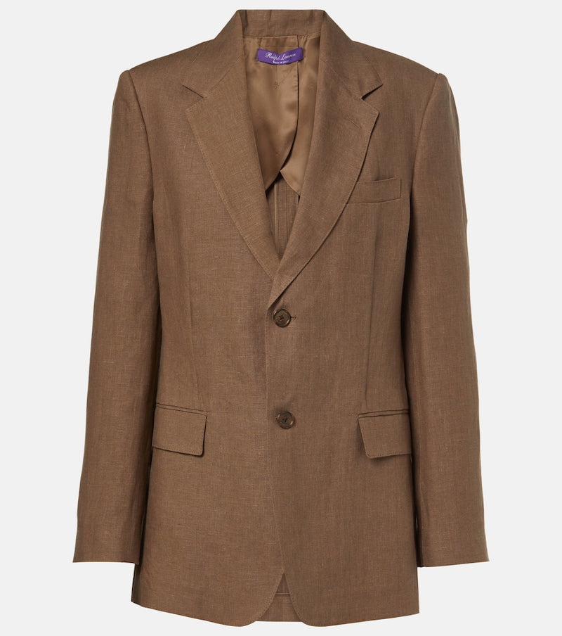 Ralph Lauren Collection Marcy linen blazer