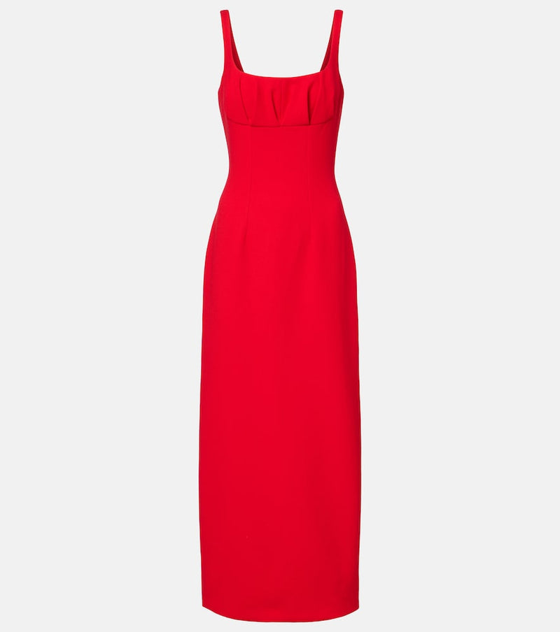 Emilia Wickstead Jianna wool crepe midi dress