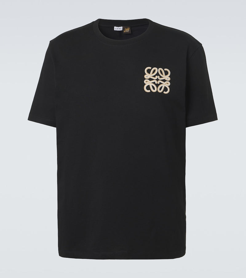 Loewe Paula's Ibiza cotton jersey T-shirt in Black