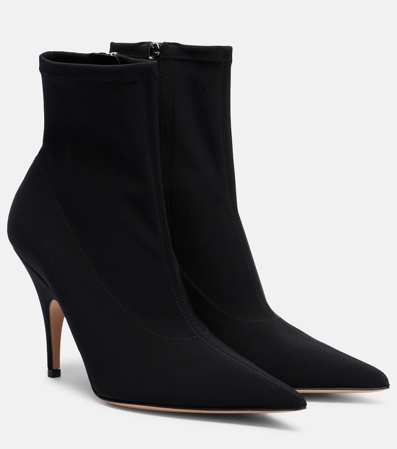 Gianvito Rossi Osaka canvas ankle boots