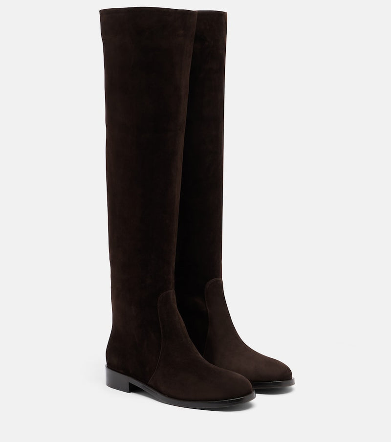 Gianvito Rossi Zayne suede knee-high boots