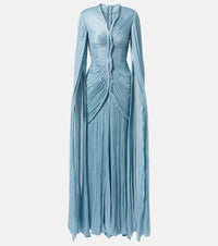Marmar Halim Draped pleated gown