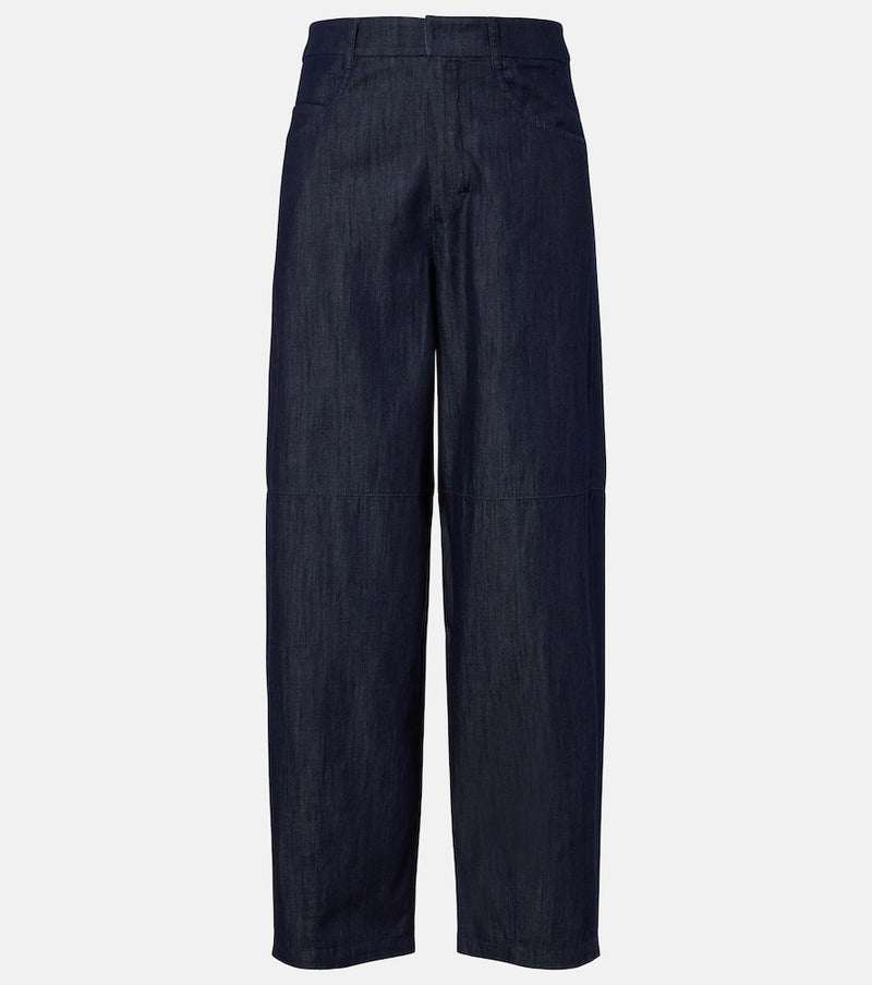 S Max Mara Mid-rise barrel-leg jeans