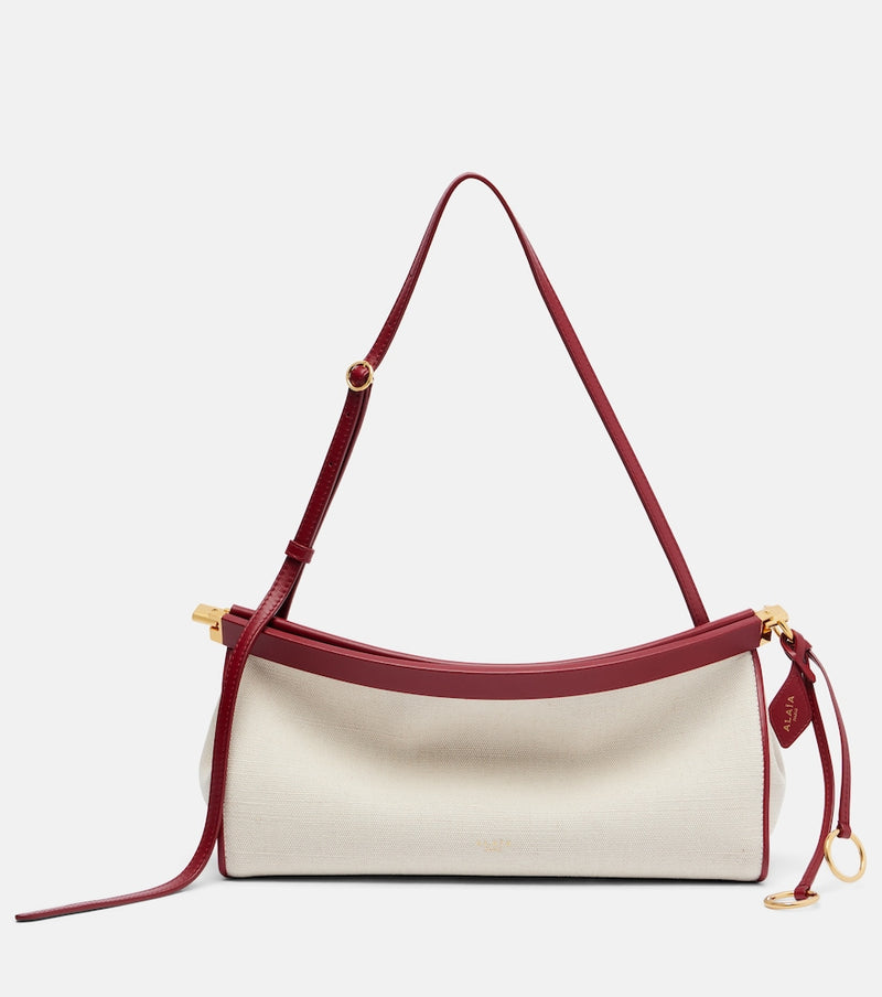 Alaia Le Click Medium canvas shoulder bag