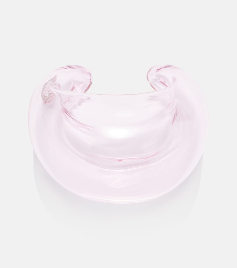 Alaia Glass cuff bracelet