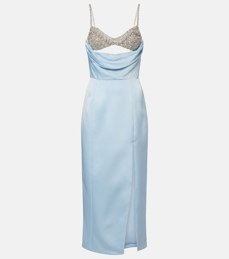 Rachel Gilbert Celestia embellished midi dress