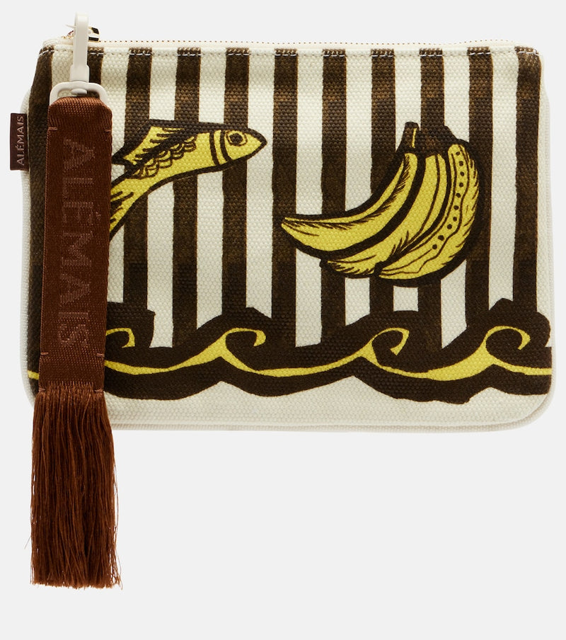 Alemais Mona Mini canvas clutch