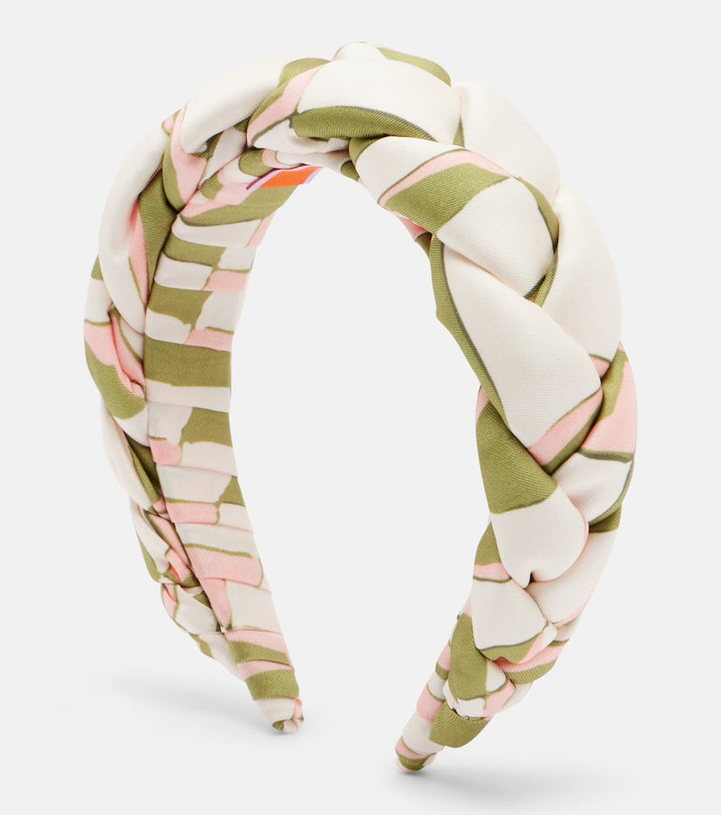 La DoubleJ Rapunzel braided twill headband