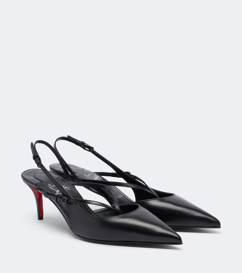 Christian Louboutin Miss Z leather slingback pumps
