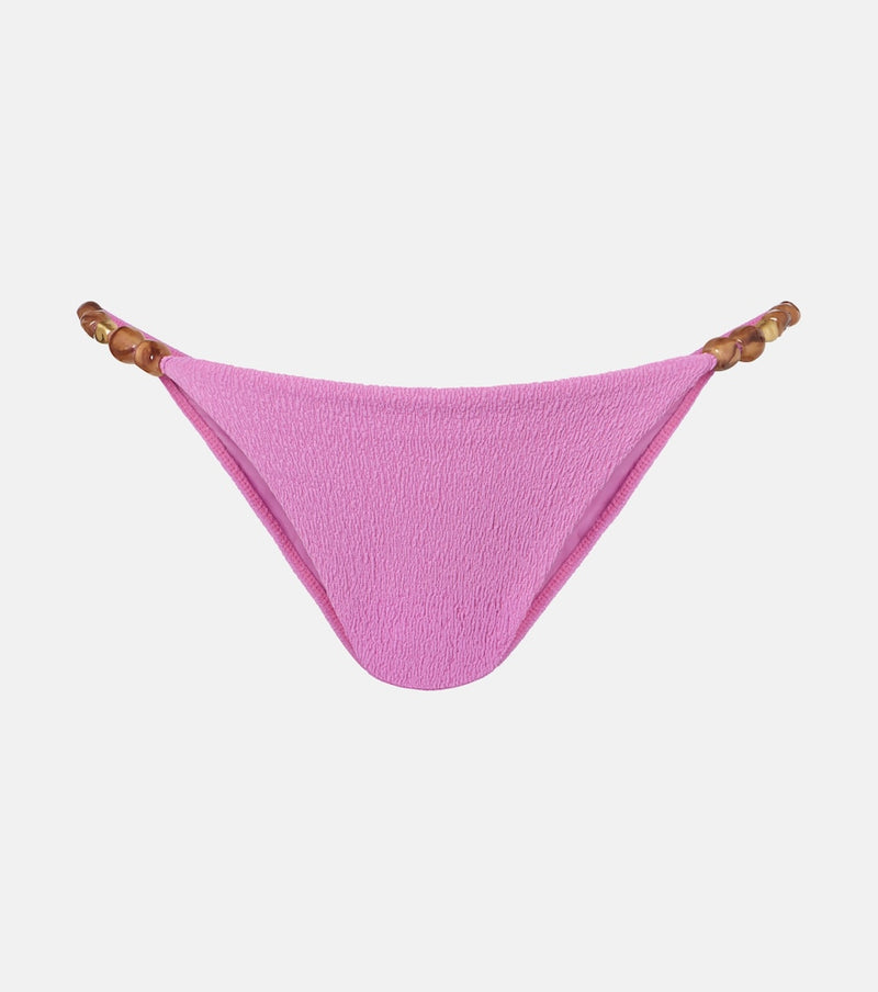 ViX Paula Hermanny Firenze Kiana beaded bikini bottoms