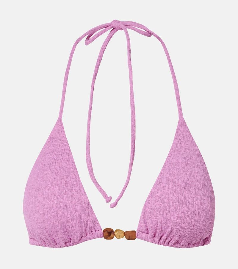 ViX Paula Hermanny Firenze Kiana beaded bikini top