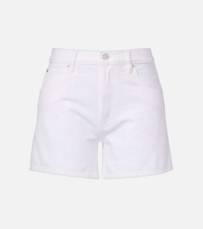 Frame The Long Hang denim shorts