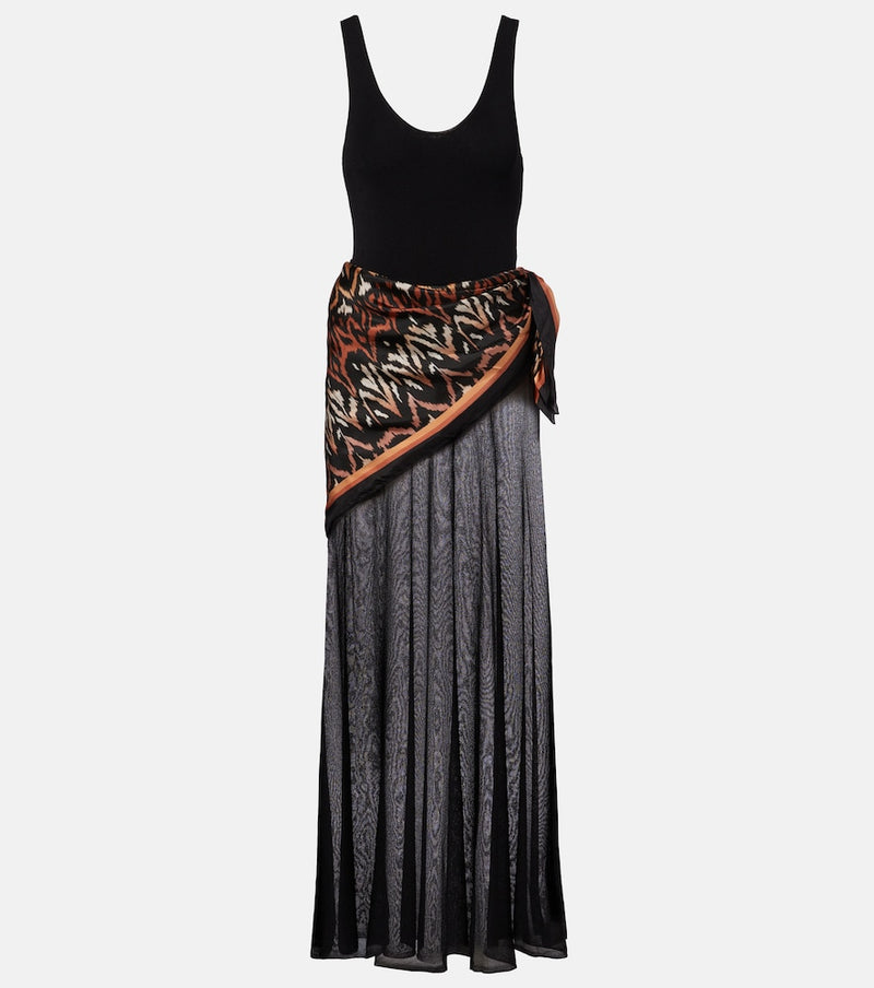 Zimmermann Aster scarf-detail maxi dress