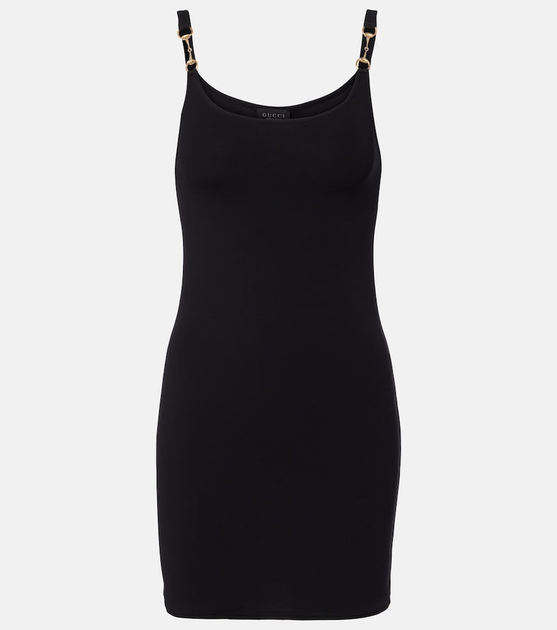 Gucci Horsebit jersey minidress