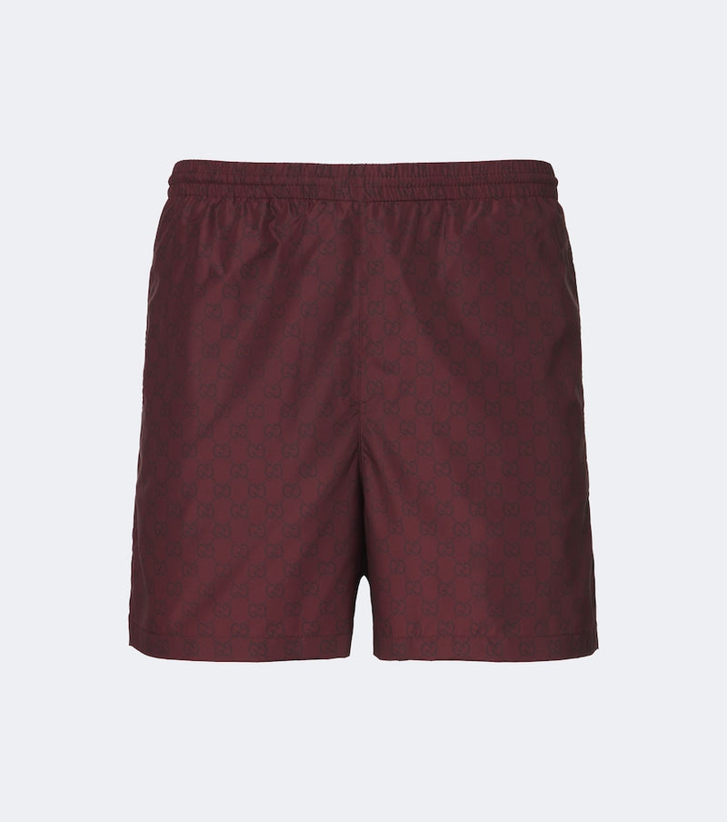 Gucci GG poplin swim trunks
