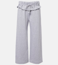 Magda Butrym Ruffled cotton-blend sweatpants