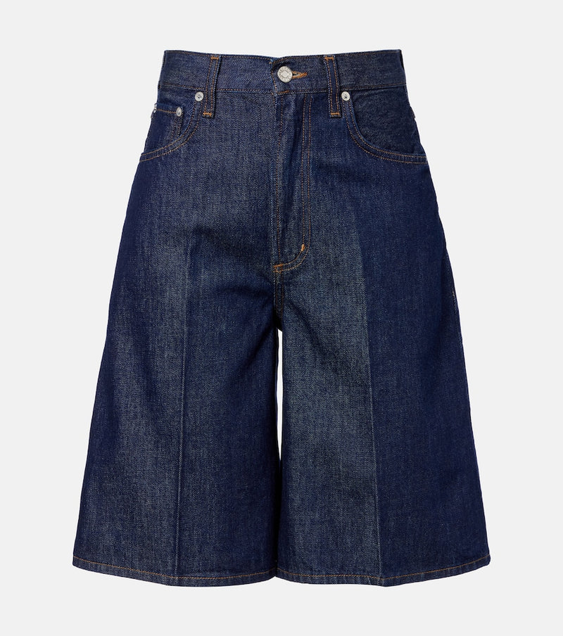 Agolde Nolan denim Bermuda shorts