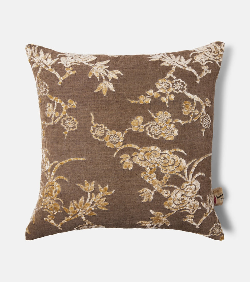 The House of Lyria Cotognastro cotton and linen-blend cushion