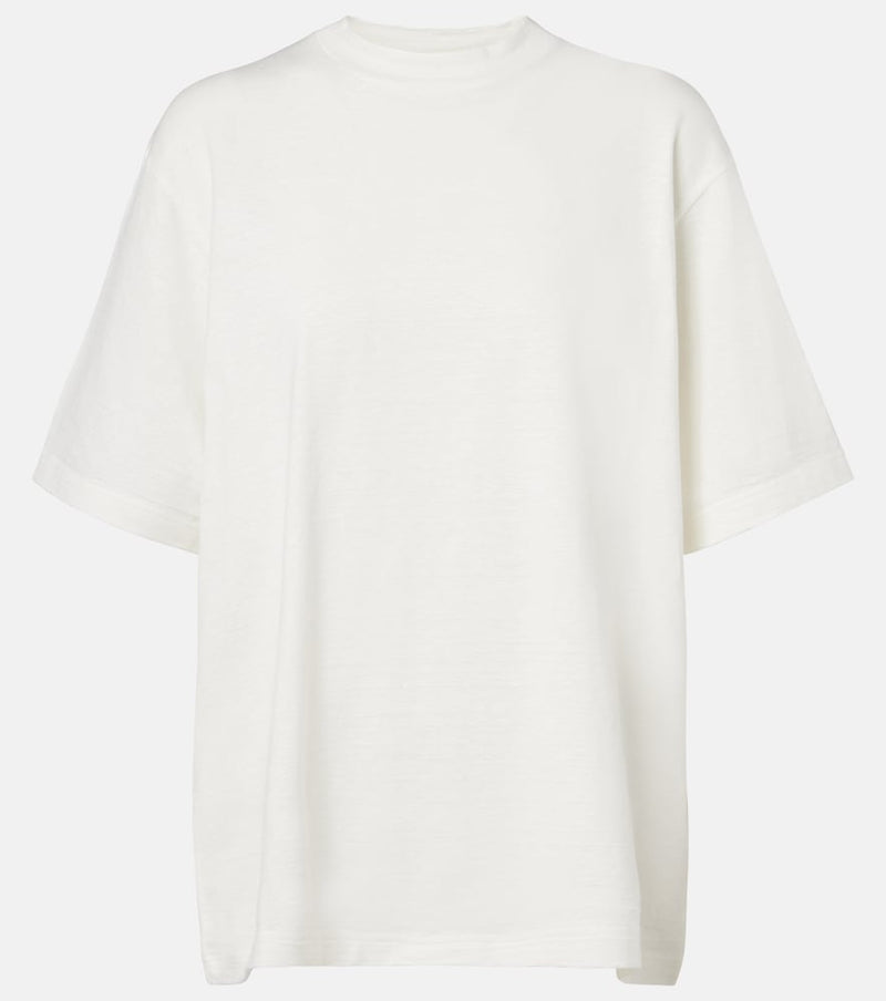 The Row Estavo oversized linen-blend T-shirt
