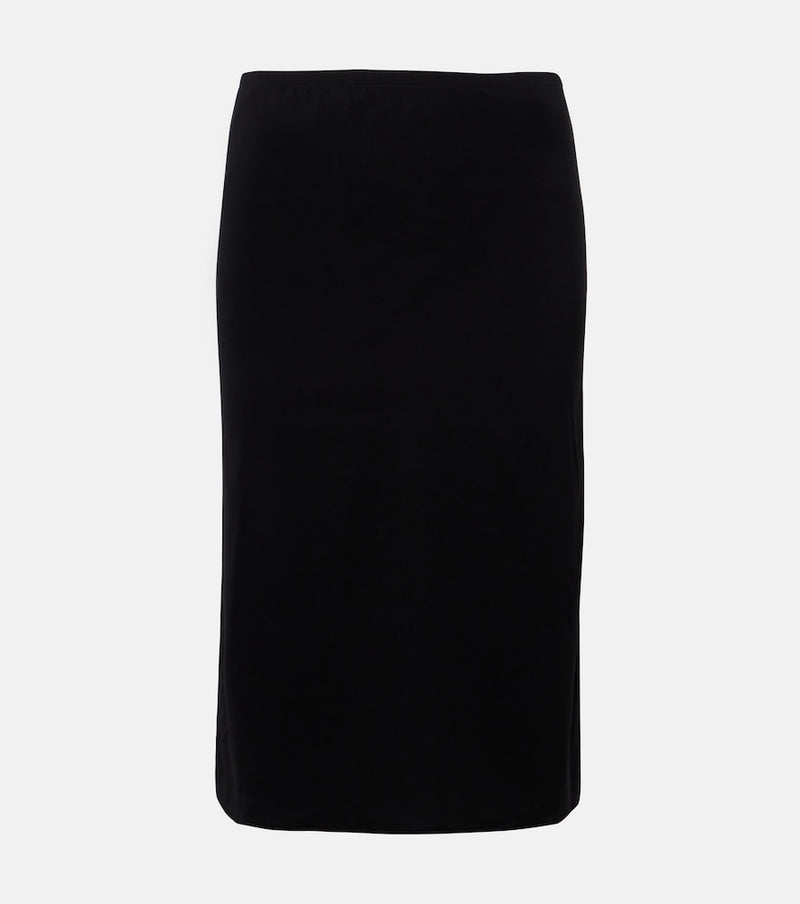 The Row Ivera silk-blend chiffon slip skirt