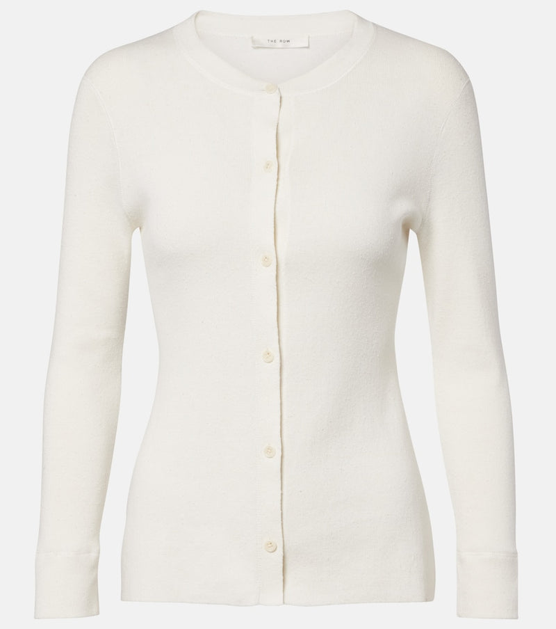 The Row Okino cotton and silk cardigan