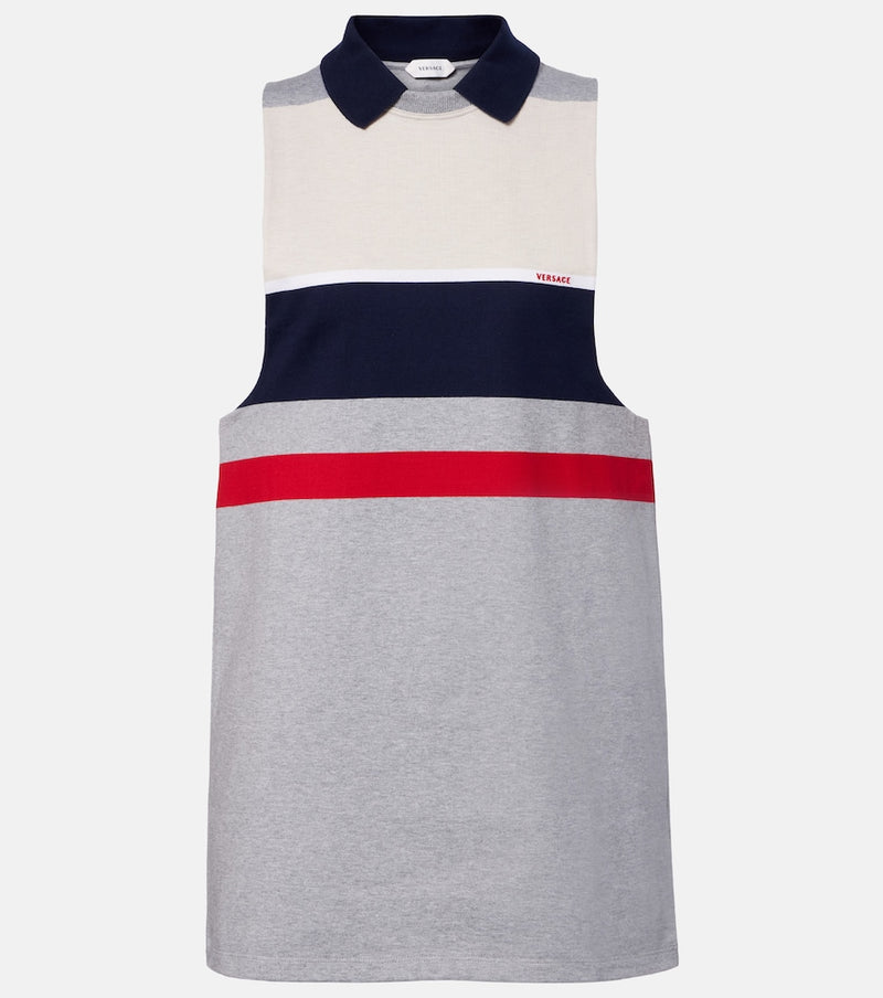 Versace Striped cotton jersey sweatshirt