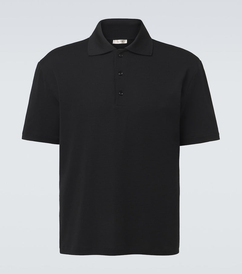 The Row Mistral wool and silk polo shirt
