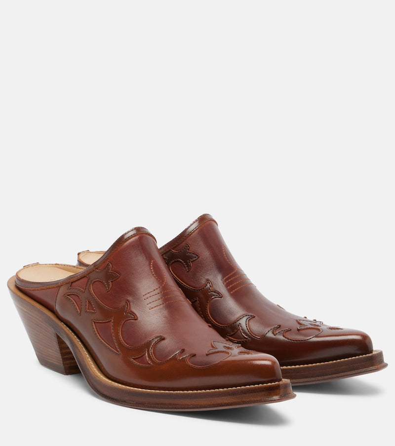 Gabriela Hearst Temperance leather mules