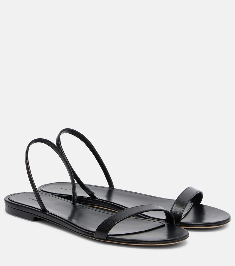 The Row Ella leather sandals