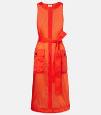 Saint Laurent Belted midi dress