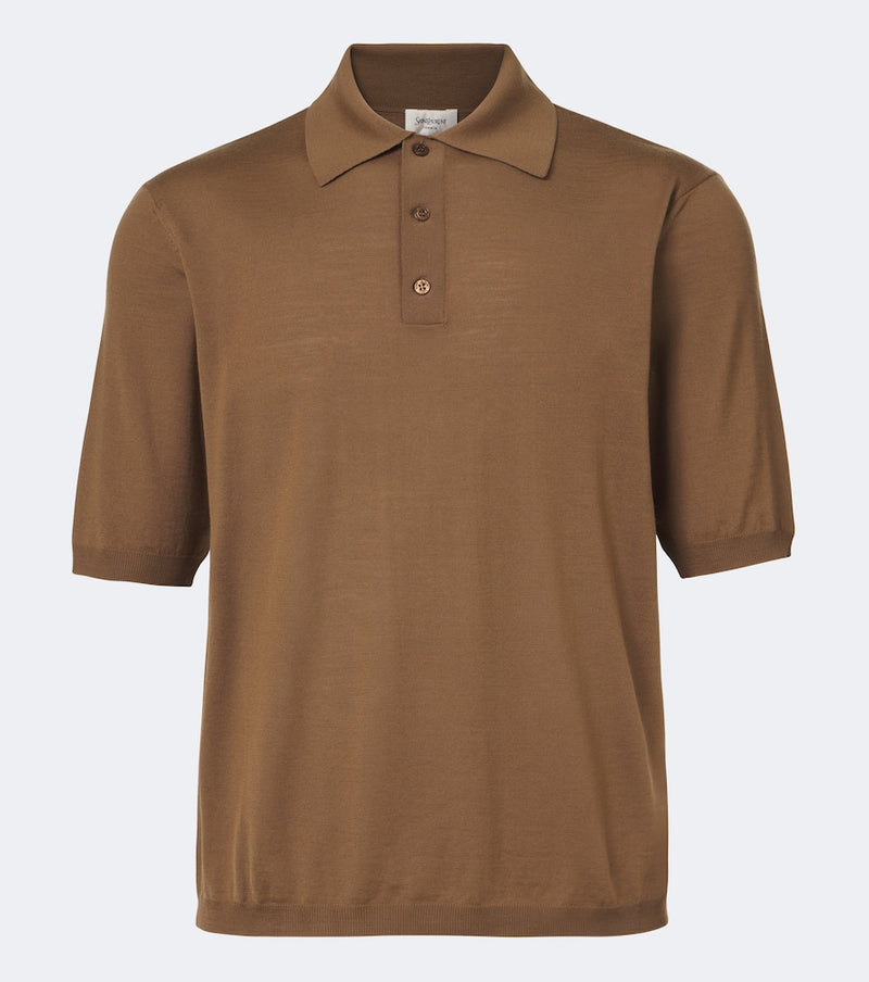 Saint Laurent Wool polo shirt