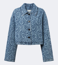 Dries Van Noten Floral denim jacket