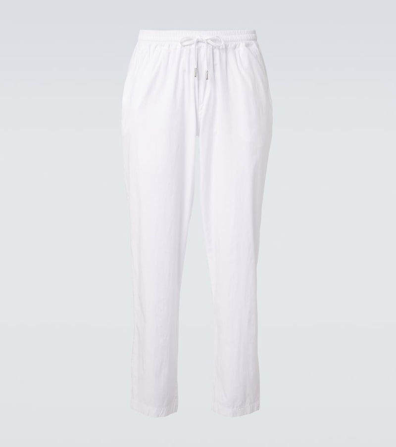 Fedeli Cotton-blend straight pants