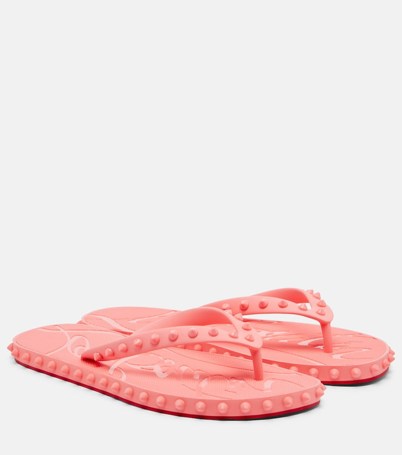 Christian Louboutin Super Loubi Flip spiked thong sandals
