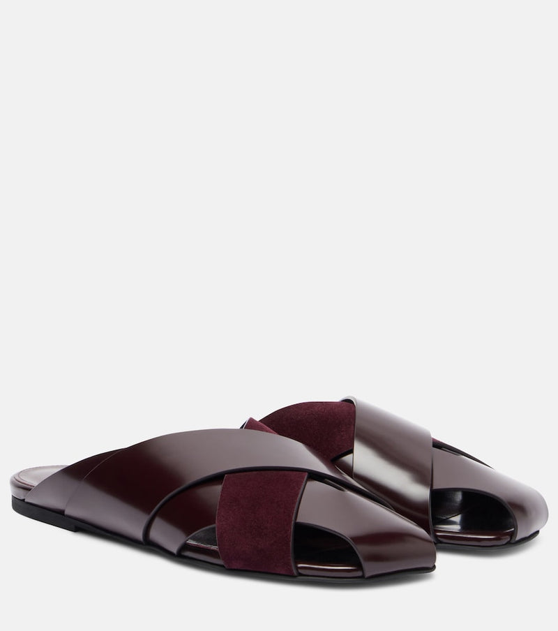 Proenza Schouler Slant leather sandals
