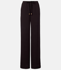 Agnona Jersey wide-leg pants
