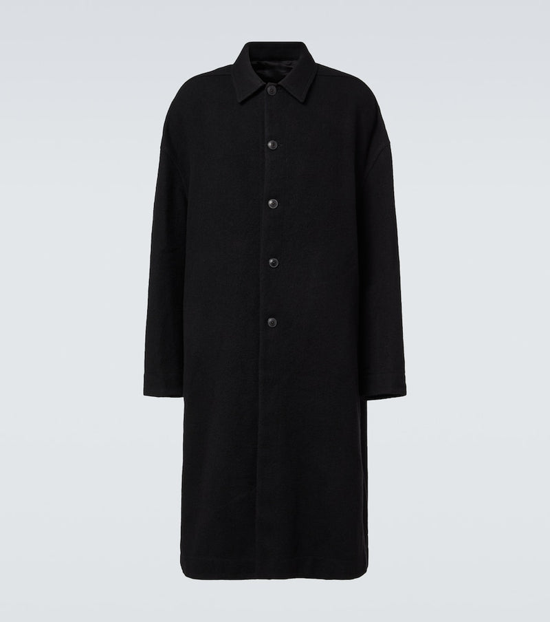 Rick Owens Brad virgin wool coat