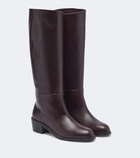 Aquazzura Sellier leather knee-high boots