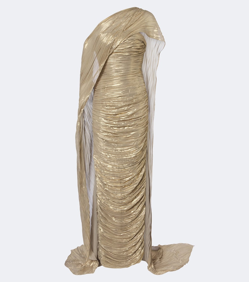 Marmar Halim Ruched bustier gown