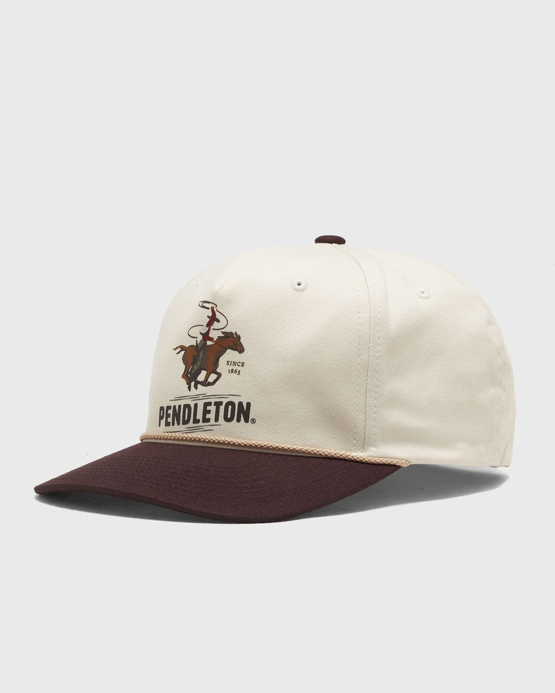 Pendleton Novelty Snapback Hat Brown|beige