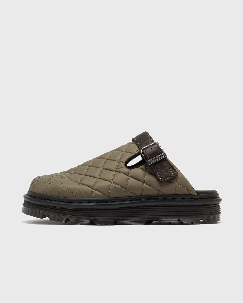 Dr.martens Zebzag Mule Dms Olive Econyl Woven Wr+Grizzly Brown