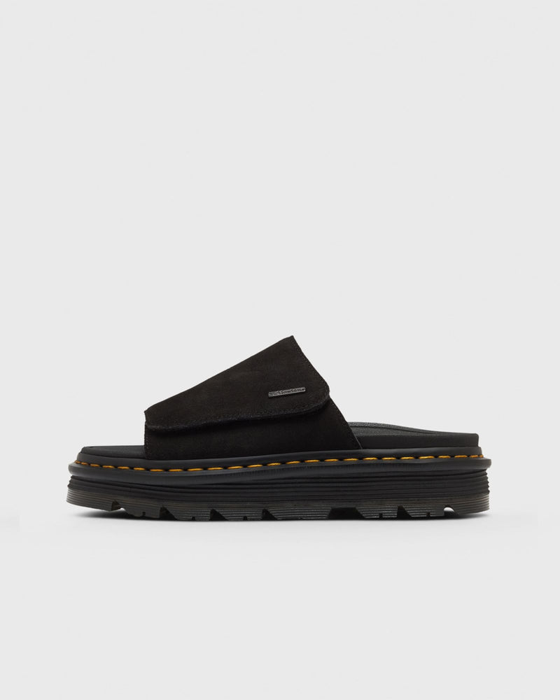 Dr.martens Zebzag Slide Black Eh Suede Brown