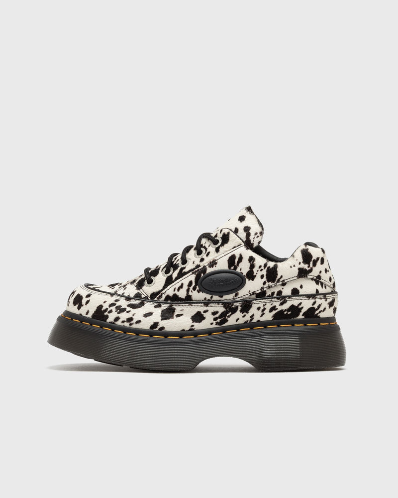 Dr.martens Buzz 5I Cream+Black Dalmatian Print Hair on Multi